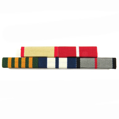 Military Style Ribbon Bar - 5 Ribbons