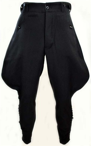 SS M32 Black Wool Breeches from Hessen Antique