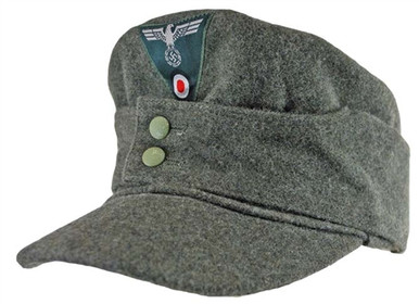 WH M43 Field Cap In Late War Wool from Hessen Antique