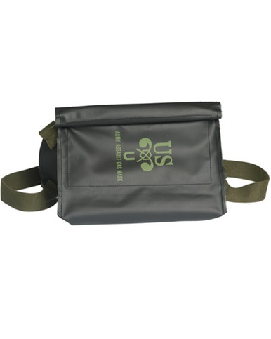 GI M7 Black Assault Gas Mask Bag from Hessen Antique