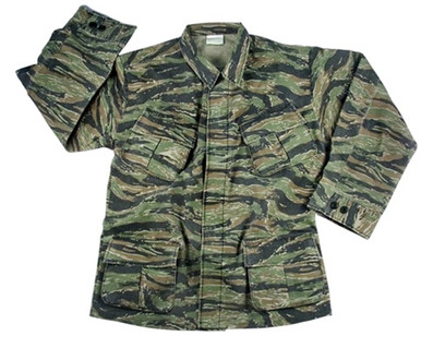 Vietnam Era Tiger Stripe Fatigue Shirt from Hessen Tactical