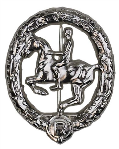 German Riders Qualification Badge - Silver from Hessen Antique