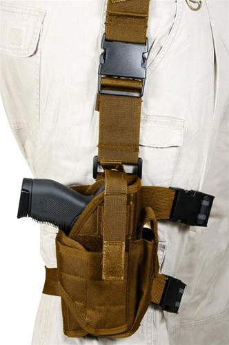 Right Handed Drop Leg Adjustable Holster Coyote – MilitaryMart