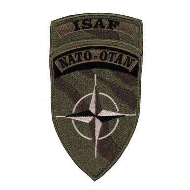 NATO-OTAN patch "ISAF" Velcro Badges 