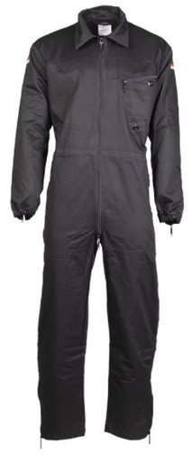 ジャケット・アウター German Railway Black Linen HBT Coverall German Army Style Coveralls XL - OD or Black