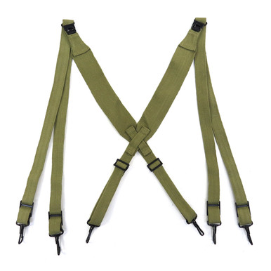 antique小僧　suspenders antique小僧 suspenders Authentic nubuck leather Dark Brown