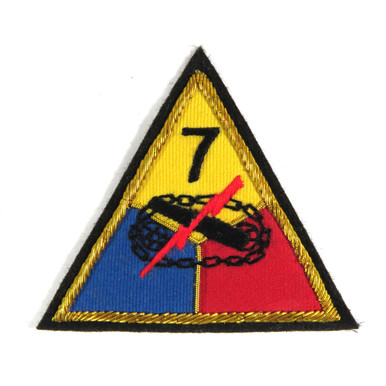 7th Armored Division Patch - Bullion