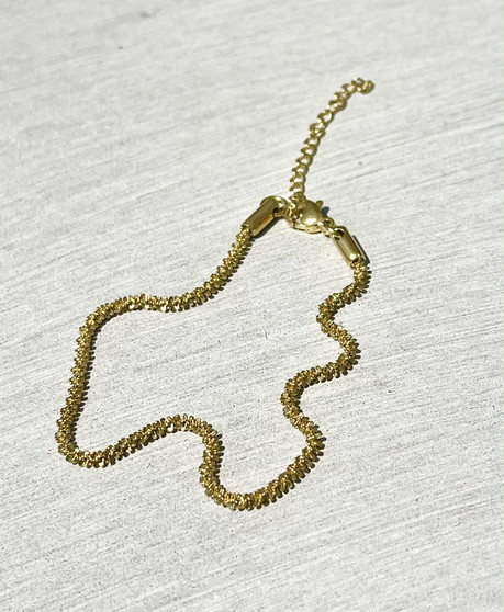 The Dimensional - Dainty Gold Bracelet