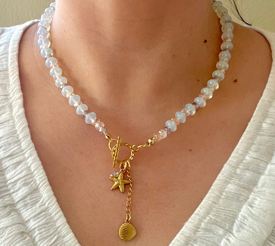Starfish & Seashell Necklace