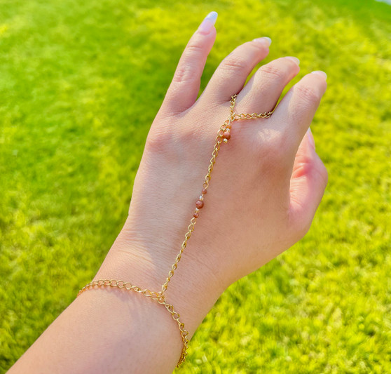 Bear Hand Chain Bracelet