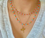 Dragonfly - Gold Pendant Necklace