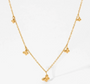 Butterflies Gold Pendant Necklace
