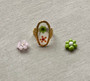 2 Flowers Gold Adjustable Ring