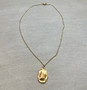 The Commanding Gold Pendant Necklace