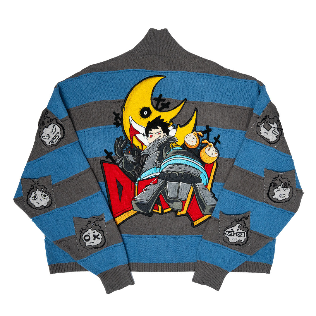 Fire Rugby Knit - Otaku Stitch