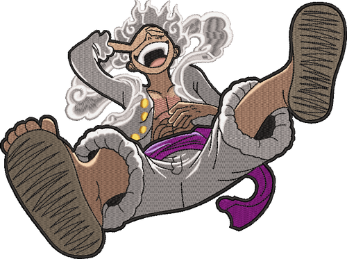 Luffy Gear 5 White Form Crewneck Sweatshirt