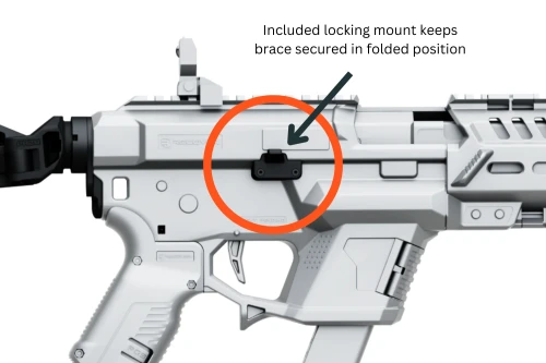 Folding Stock / Brace for P-IX, P-IX+ & P-IXPFA