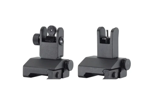 Low-Profile Spring-Action Aluminum Flip-Up Sights (P-IX/TFA Compatible)