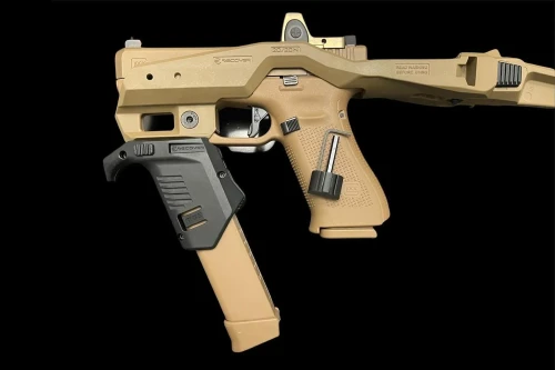 Grip Plug w/ keys (hardware) for Recover Rails, Charging handles & Stabilizers For Glock