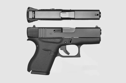 Upgrade Pack for the Glock 43: GCH43 Charging Handle + MC43 Magazine Clip With Finger Extension + GR43 Rail Adapter