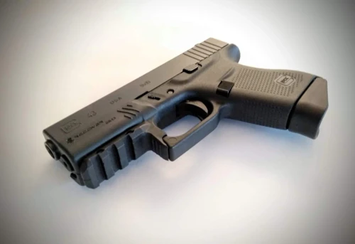 Upgrade Pack for the Glock 43: GCH43 Charging Handle + MC43 Magazine Clip With Finger Extension + GR43 Rail Adapter