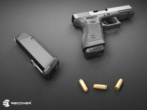 MC17 MAGAZINE CLIP BASE SETS x 2 FOR THE GLOCK 17 (NOT GLOCK 19 COMPATIBLE)