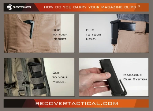 MC17 MAGAZINE CLIP BASE SET FOR THE GLOCK 17 (NOT GLOCK 19 COMPATIBLE)