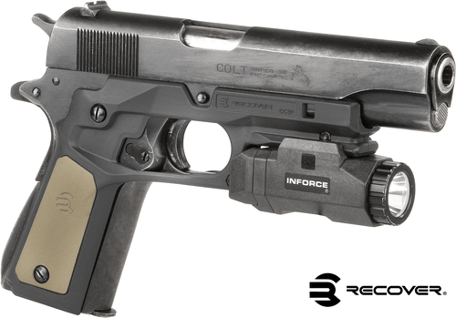 Recover Tactical CC3P Grip & Rail System for the 1911