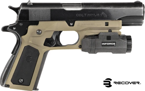Recover Tactical CC3P Grip & Rail System for the 1911