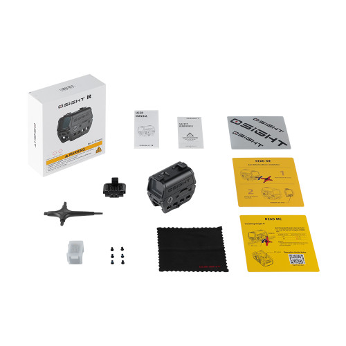 Osight R Micro T1/T2 Footprint Enclosed Red Dot Sight with Multi-Reticle System