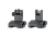 Low-Profile Spring-Action Aluminum Flip-Up Sights (P-IX/TFA Compatible)
