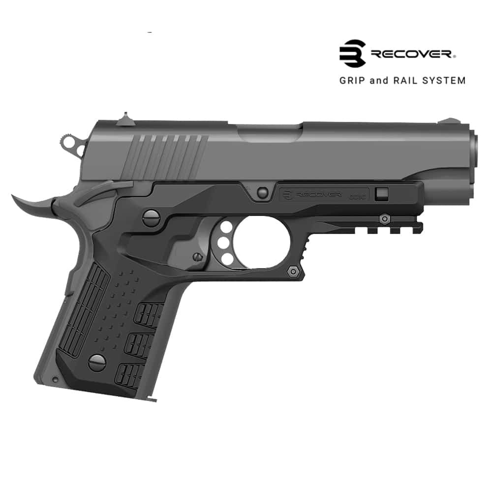 CC3C Grip and Rail System for the Compact 1911 (Officer's Sized 1911)