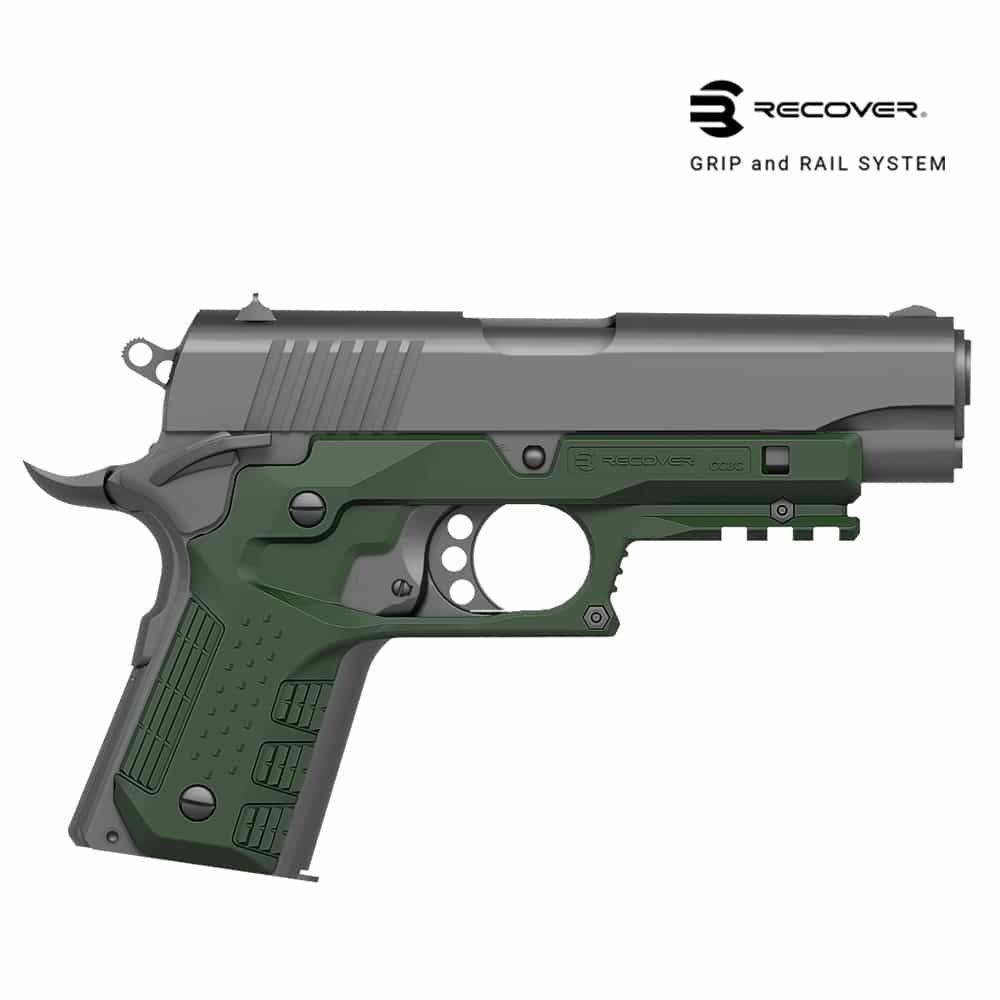 CC3C Grip and Rail System for the Compact 1911 (Officer's Sized 1911)
