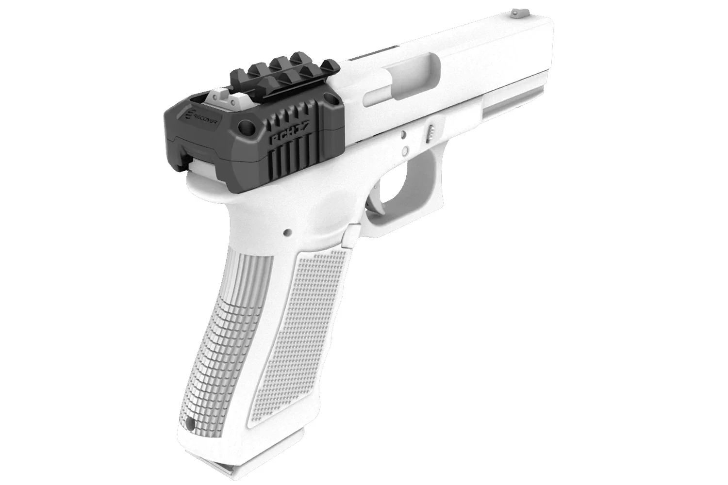 Recover Tactical PCH Slide Picatinny Rail w/ Charging Handle for all Glock Double Stack 9mm SW40 & 357 Gen 1, 2, 3, & 5