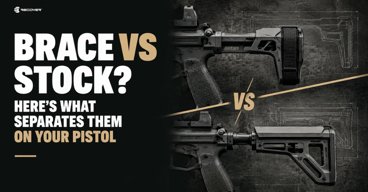 Brace vs Stock? Here's What Separates Them on Your Pistol