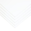White High Impact Polystyrene Plastic Sheet .010" x 25" x 38" (5 Pack)