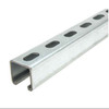 1-3/8" x 1-5/8" x 48 inches, Galvanized Steel, Slotted Strut Channel, 12 gauge
