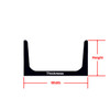 3" x 5 lb (3" x 1.498" x 0.258") x 36", A36 Steel Channel, Hot Rolled 3" x 5 lb (3" x 1.498" x 0.258") x 36", A36 Steel Channel, Hot Rolled