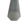 1.250 (1-1/4 inch) x 12 inches, 6061-T651 Aluminum Hexagon Bar