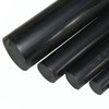 1.000 (1 inch), UHMW Plastic Round Rod, Black