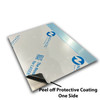 0.100" Thickness, 5052-H32 Aluminum Sheet, Mill Finish w/PVC