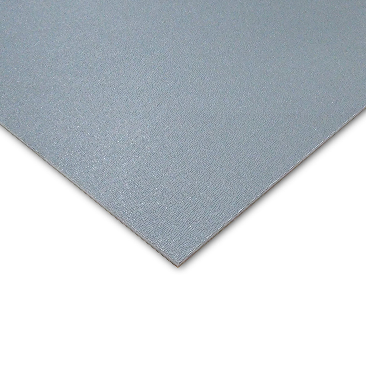 0.063" x 12" x 12", Kydex, Royalite Fire Rated Plastic Sheet, PC Level Haircell, Gray