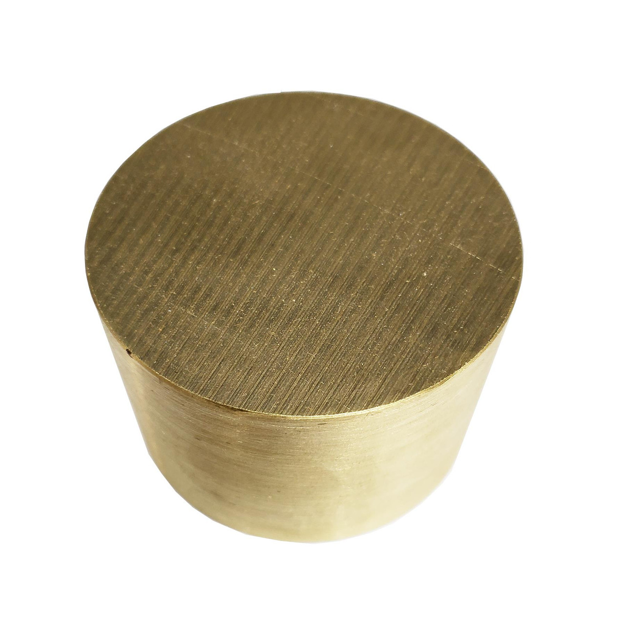 2.500 (2-1/2 inch) x 3.75 inches, C360 Free Cutting Brass Round Rod, ASTM B16
