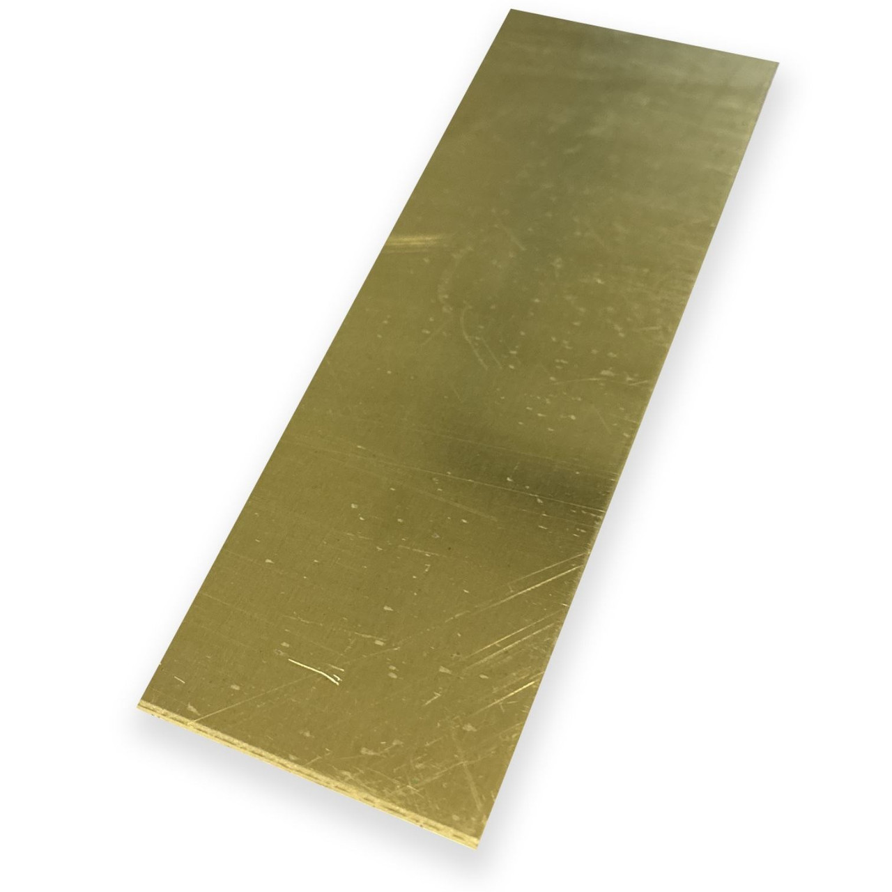 0.093" x 3" x 12", C260-H02 Brass Sheet, Mill Finish