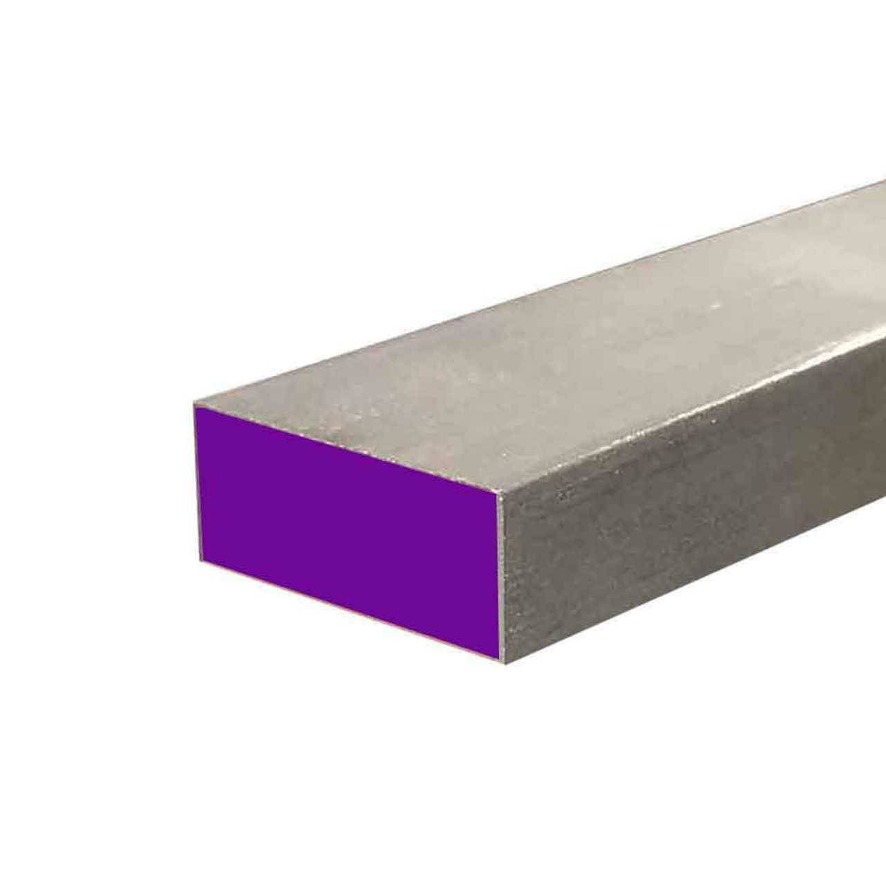 1-1/4" x 2-1/2" x 36", 17-4 Stainless Steel True Flat Bar, Hot Rolled