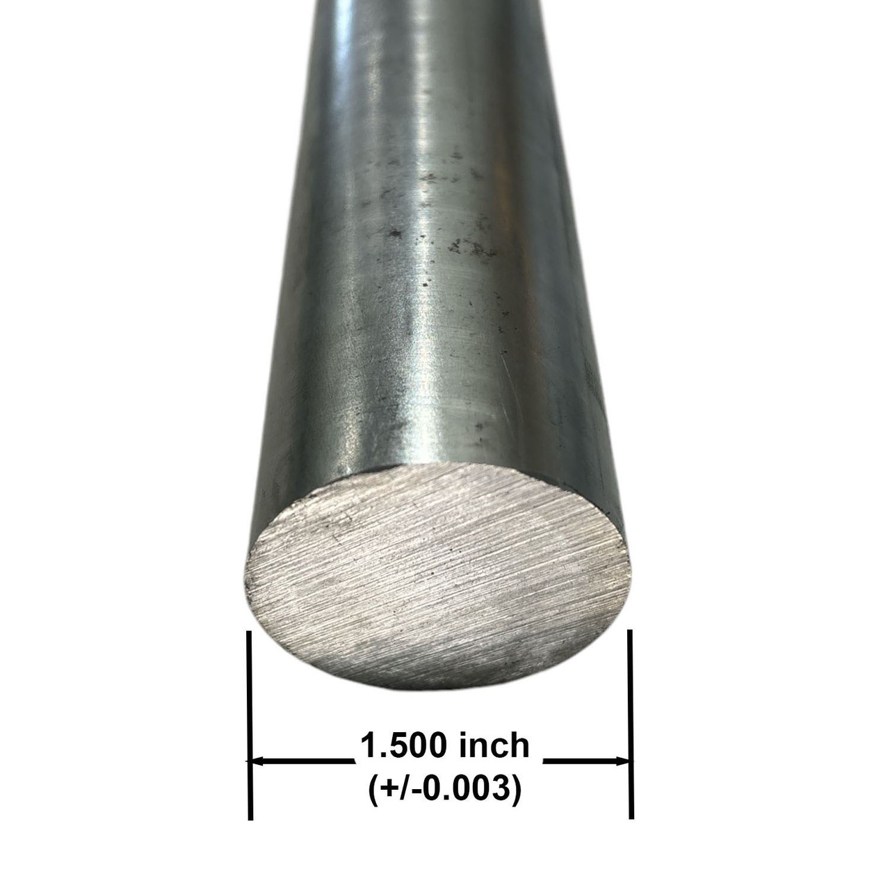 1.500 (1-1/2 inch) x 4.5 inches, 8620 Alloy Steel Round Rod, Cold Finished