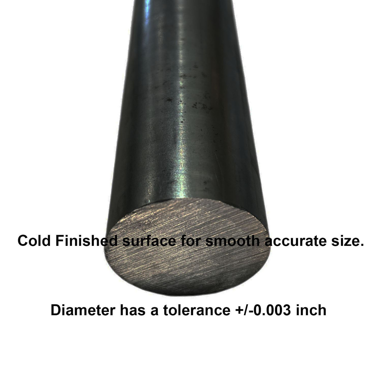 1.250 (1-1/4 inch) x 72 inches, 8620 Alloy Steel Round Rod, Cold Finished