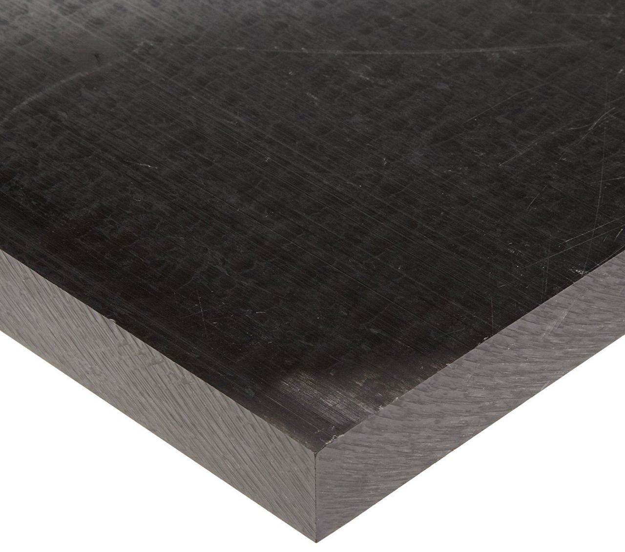 1" x 3.5" x 12", Acetal POM Plastic Sheet, Black, ASTM D6100