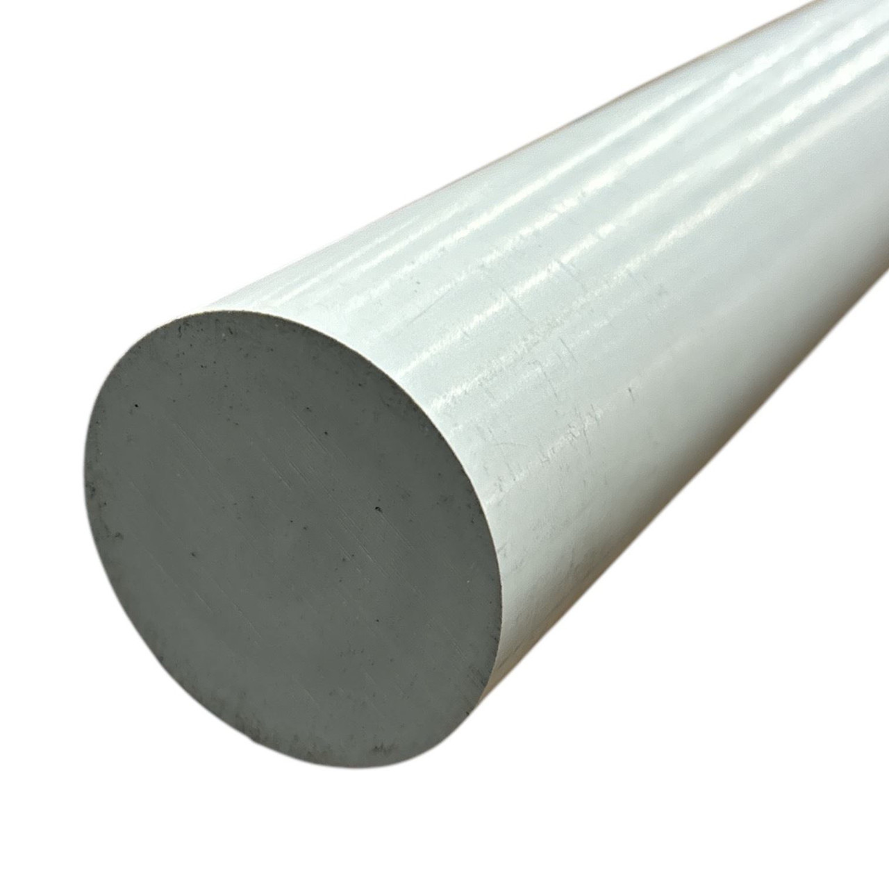 1.750 (1-3/4 inch) x 12 inches, PPSU Radel R-5500 Plastic Round Rod, Gray