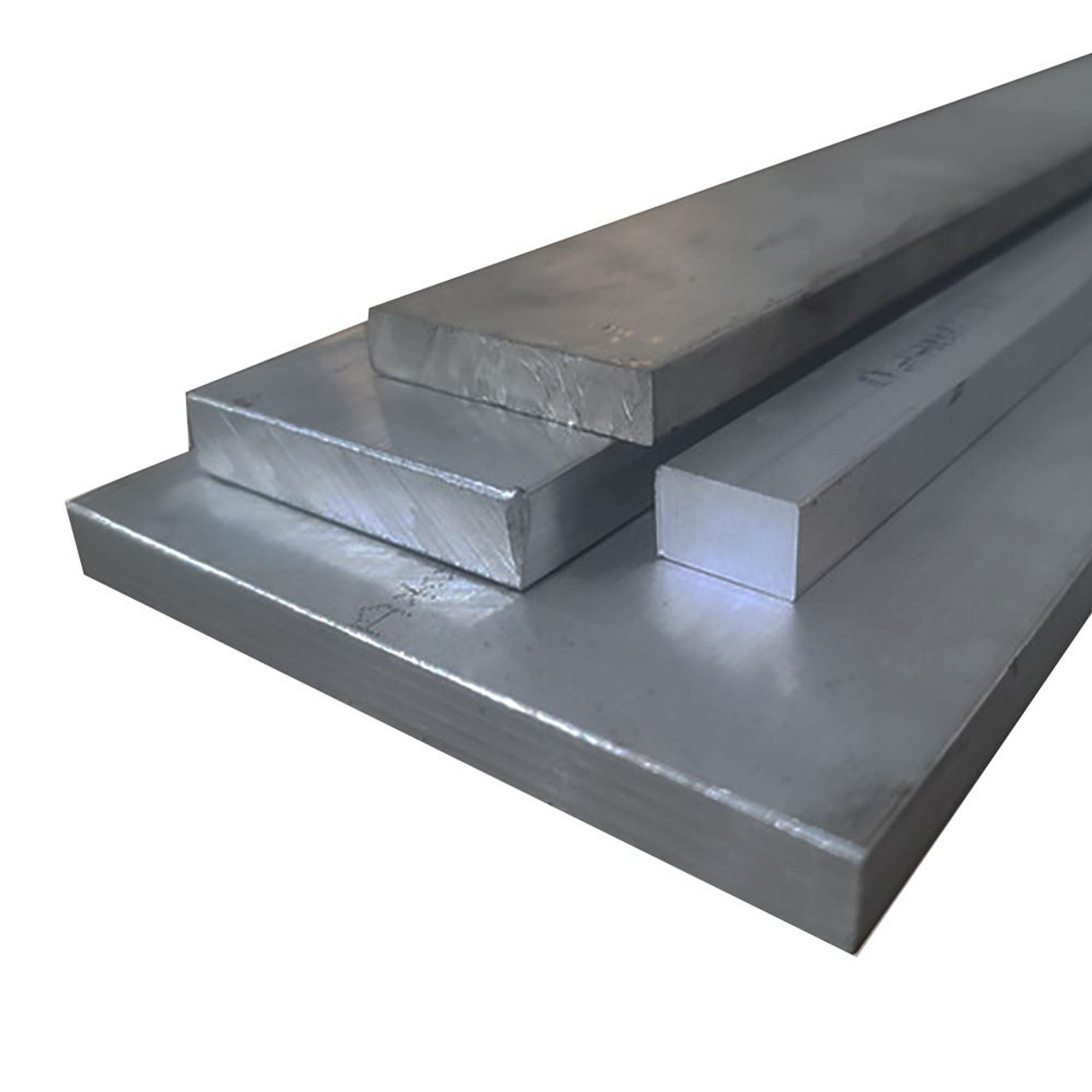 1" x 2" x 6", 1018 Steel Flat Bar, Cold Finished